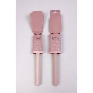 CWC Cook With Color Pink Silicone Turner & Spatula Set BPA Free‎ 450F